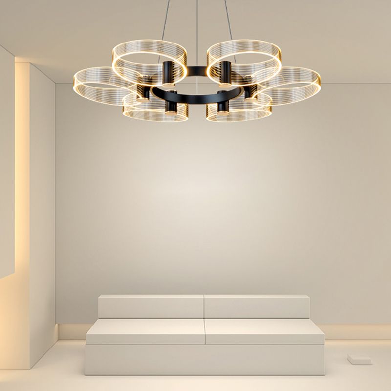 Noordse moderne eenvoudige lichte luxe stijl hanger kroonluchter licht voor eetkamer woonkamer