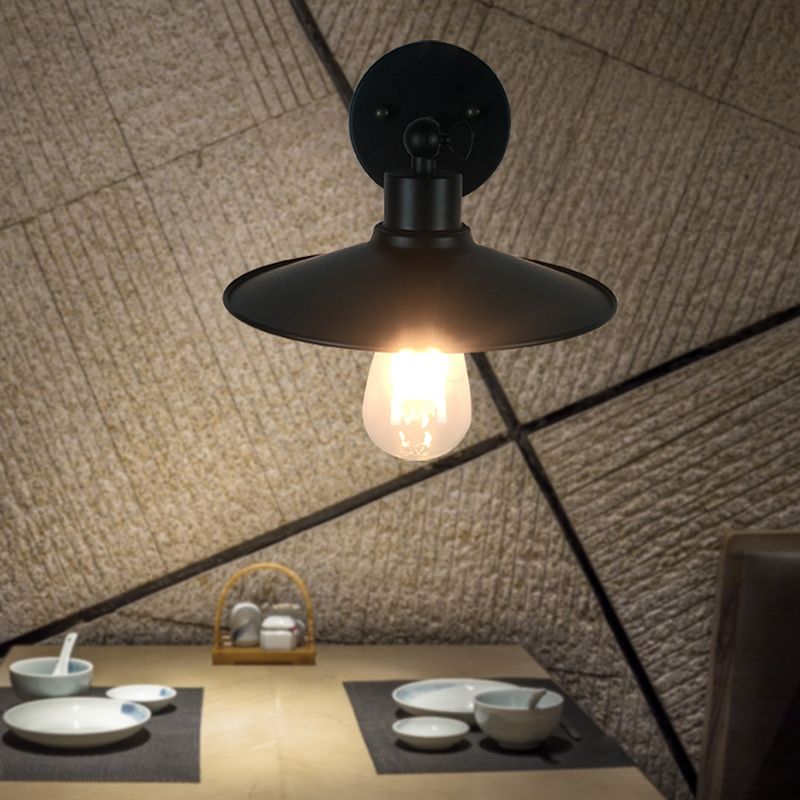 1 Light Wall Mount Light Fixture Industrial Wall Mounted Lighting