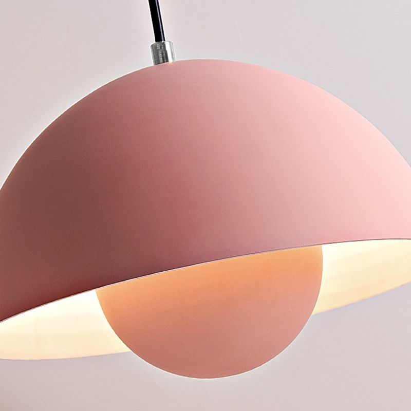 Domina Domina Caballero colgante Cosco Ligero de metal Macaron Cosculado de iluminación de iluminación