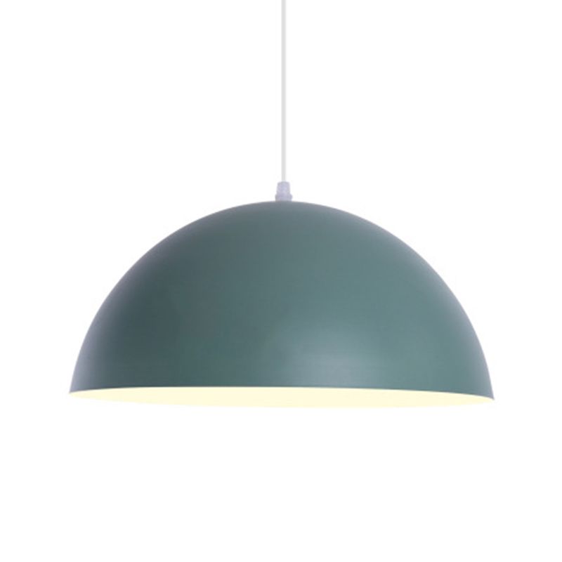 Lampada a ciondolo Macron a 1 luce Style moderna Light Appeding Light con tonalità metallica