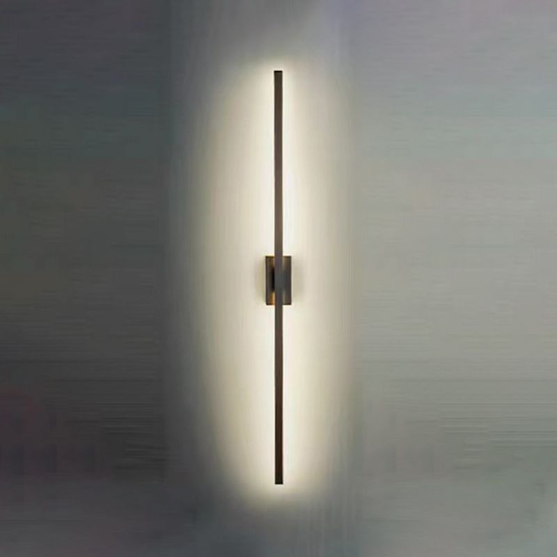 Contemporary LED Wall Light with Acrylic Shade for Living Room