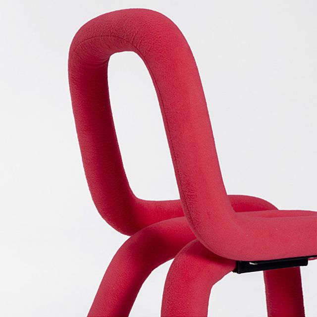 Chaises en métal de style Glam Design, cuisine, salle à manger, chaise latérale à dossier ouvert