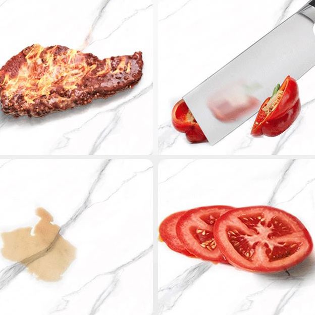 Modern 1/2/3 Pieces Bar Table Set Stone Counter Table with High Stools for Living Room