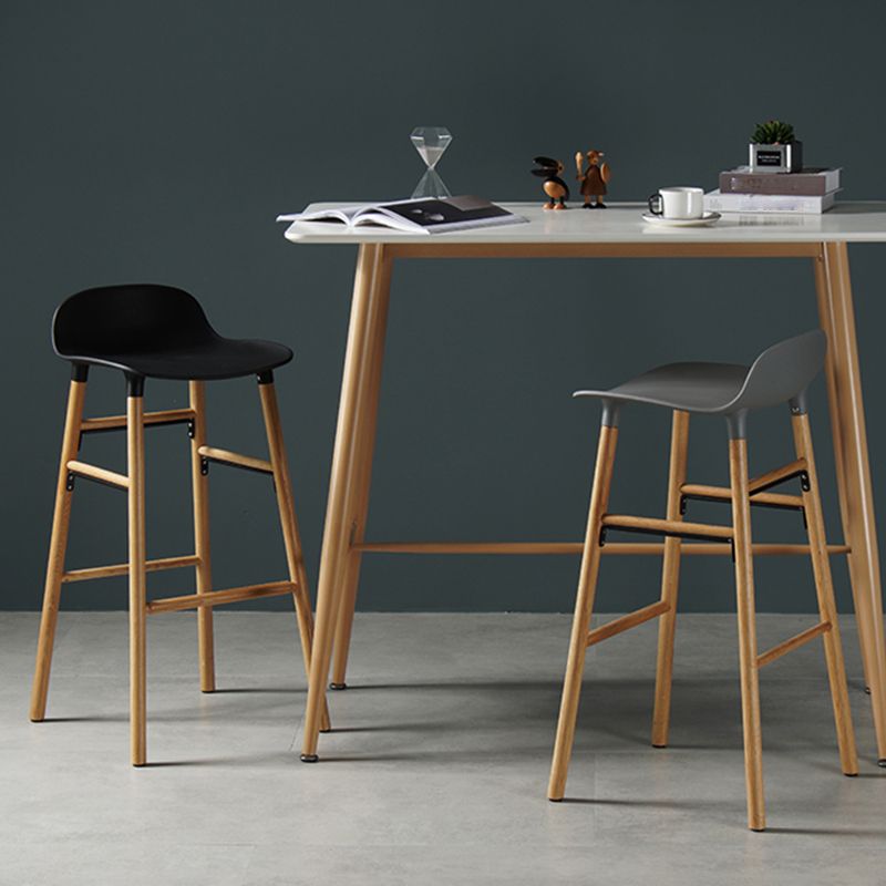 Modern Style Bar-stool Wooden Counter Bar Stool for Restaurant
