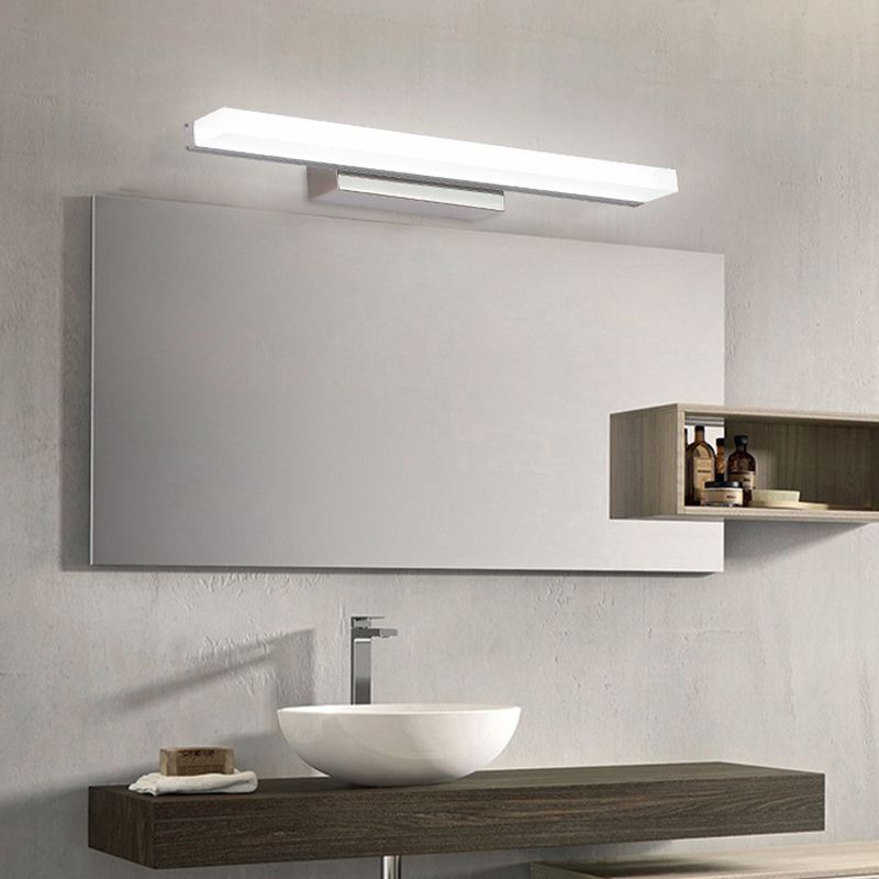Nordic Style Vanity Light Rectangle Shape Vanity Lamp for Shower Room