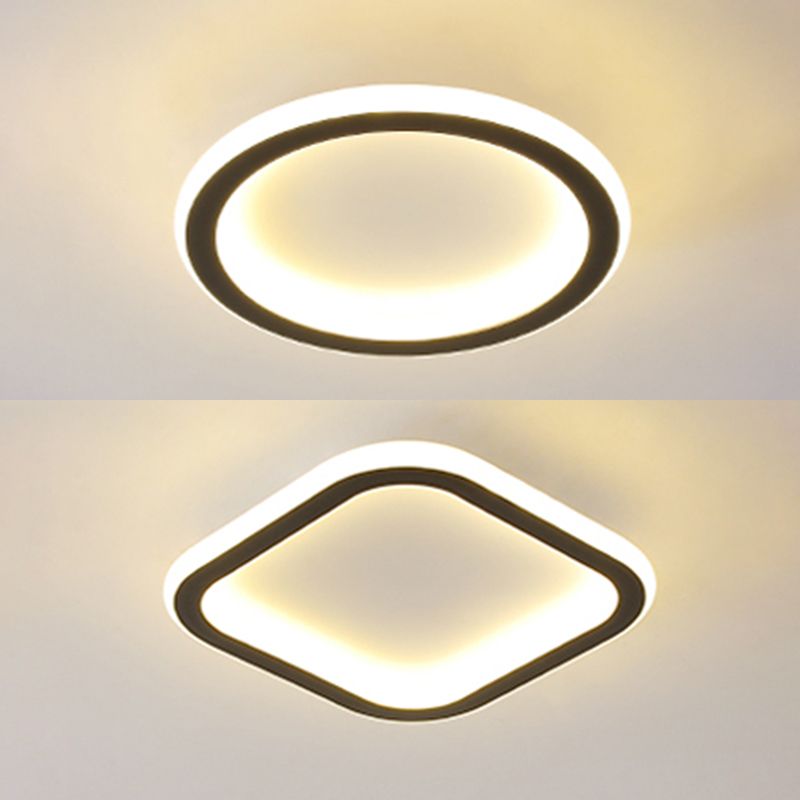 Pentagon/Square/Round/Triangle LED Flush Ceiling Light Fixture Modern Flush Mount