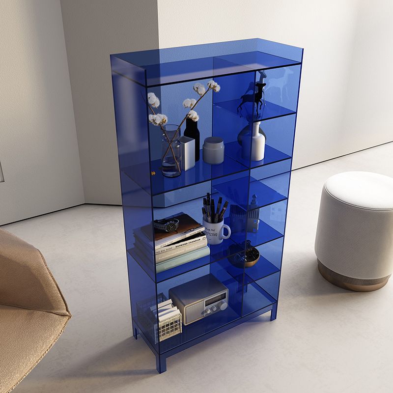 Libreria standard acrilica scandinava, libreria chiusa, 23,6 "L x 9,84" W x 47.2 "H