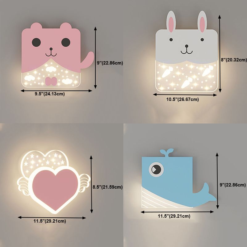 Lampade a parete geometrica in stile contemporaneo 1 metallo 1 lampada a LED LAD