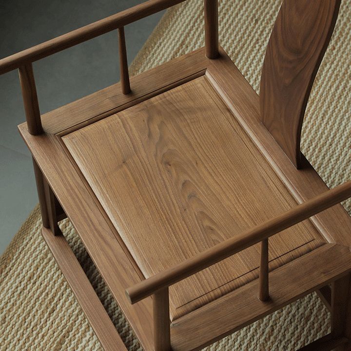 Traditional Kitchen Dining Chair High Back Solid Wood Dining Chair