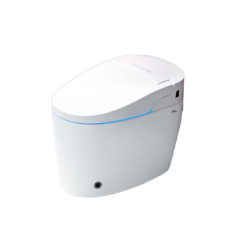 Contemporary Siphon Jet Flush Toilet One Piece Toilet Bowl for Bathroom