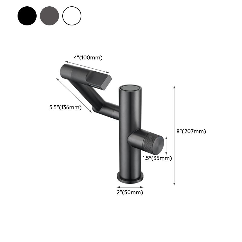 Waterfall Spout Basin Lavatory Faucet Modern Metal Lavatory Faucet