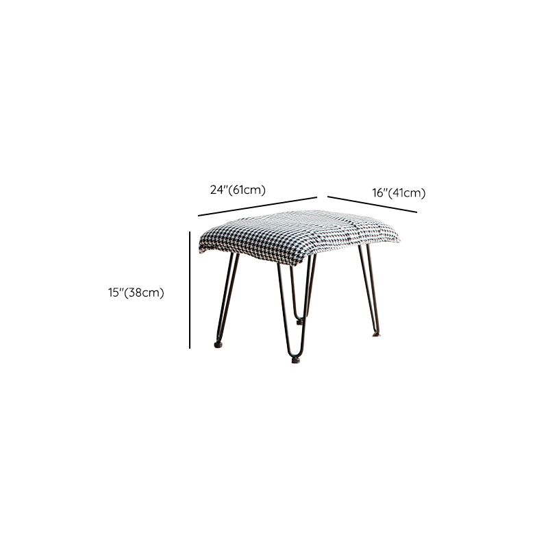 Modern Rocker Chair Upholstered with Dark legs Glider for Living Room
