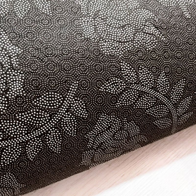 Contemporary Area Rug Polyester Geometric Carpet Stain Resistant Rug for Living Room