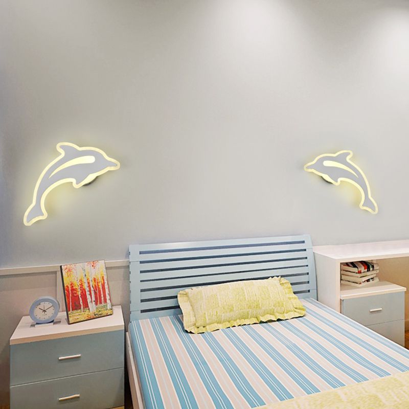 Metalen SCONCE LICHT CARToon -vormige wandbevestiging Lichtbeveiliging voor slaapkamerfoyer