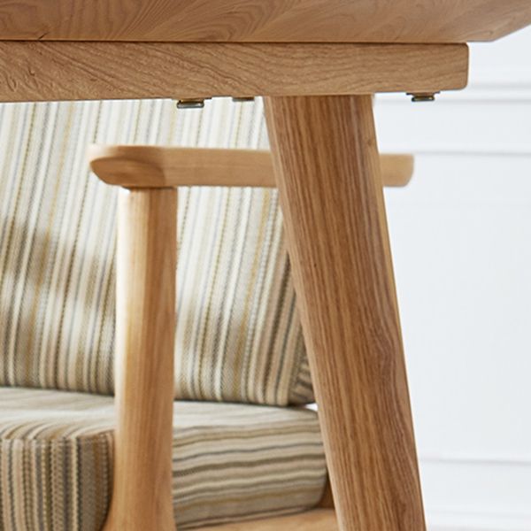Tavolo da pranzo in legno massiccio glam kaki a forma di rettangolo tavolo da pranzo standard per cucina