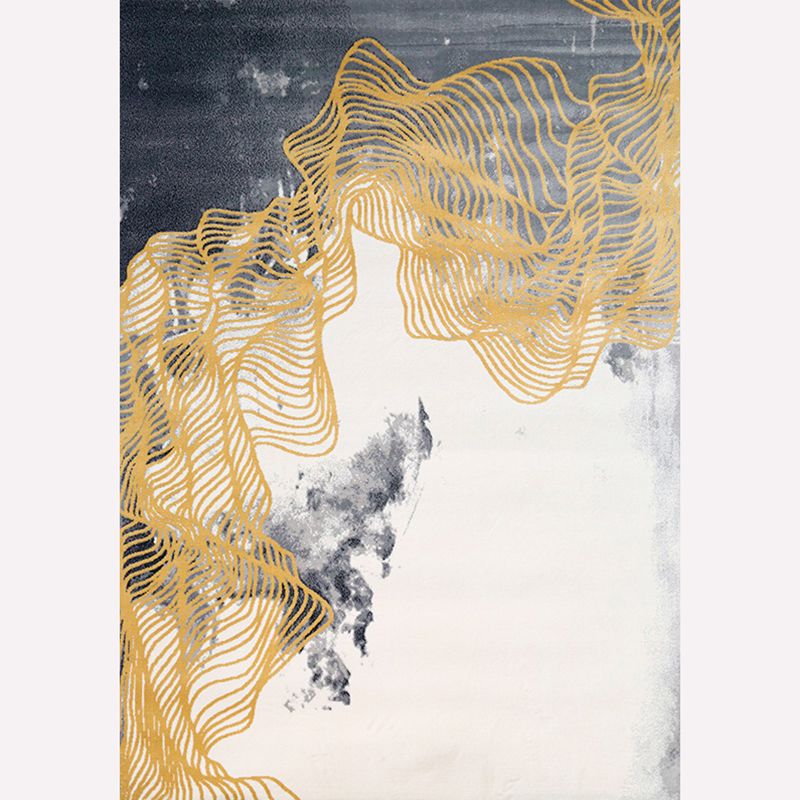 Modern gebied tapijt abstract patroon polyester gebied vloerkleurbestendig gebied tapijt voor woningdecoratie