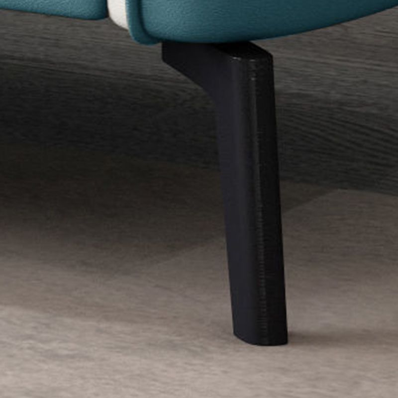 Modern Style Sofa Imitation Leather Sponge Upholstered Overturned Armchair Sofa Bed
