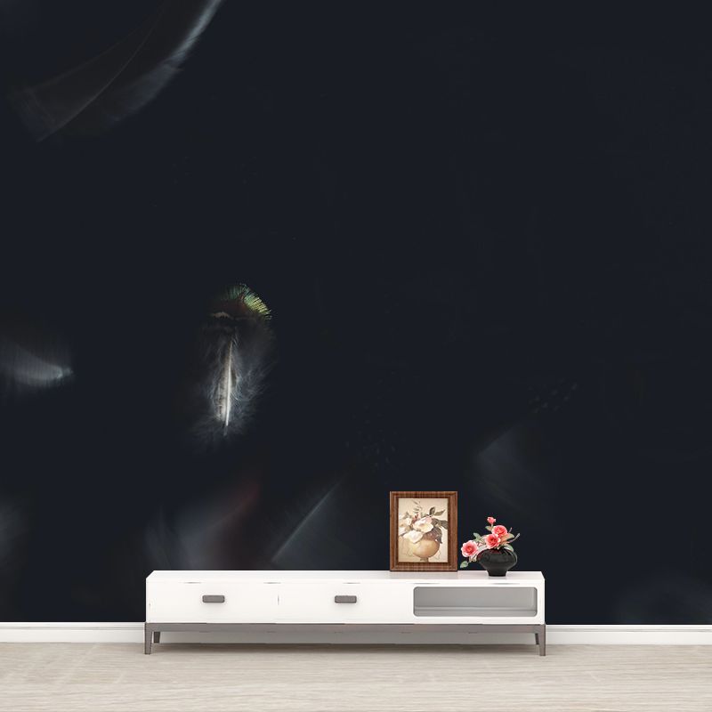 Photography Environment Friendly Mural Wallpaper Feather Decoration Bedroom Wall Mural