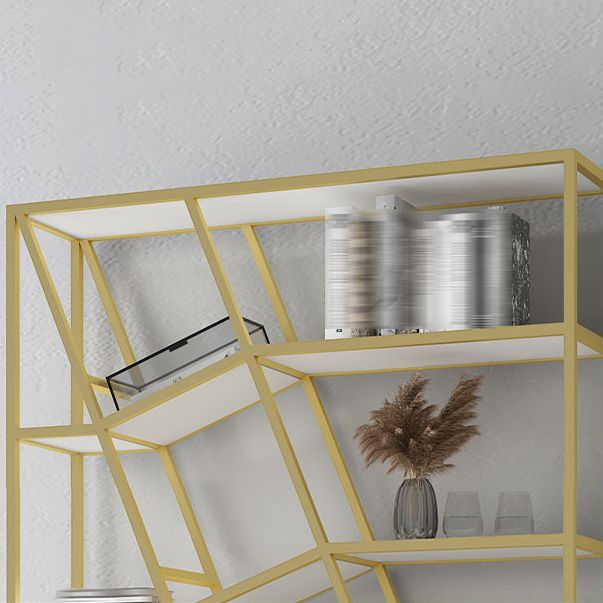 Libreria in stile moderno a 4 scaffali Etagere Shelf Bookcase per Home Office