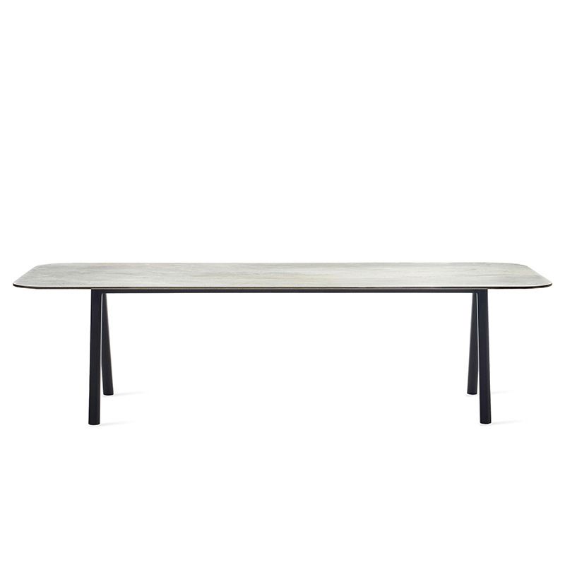 Boho Stone Dining Set 1/5/7 Piece Rectangular Dining Table Set for Outdoor