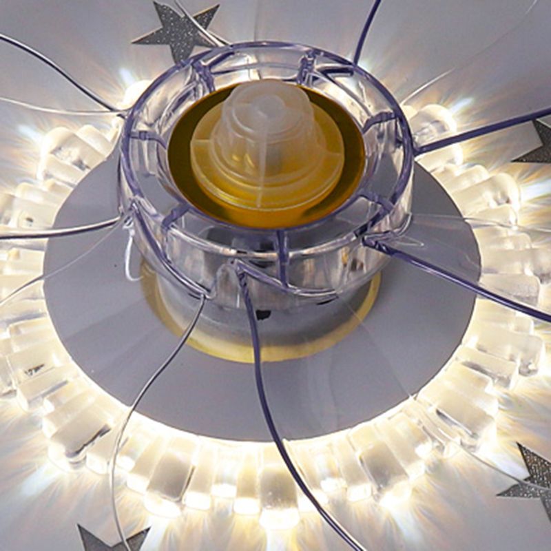 Modern Style Ceiling Fan Lighting Metal Multi Light Ceiling Fan Lighting for Bedroom