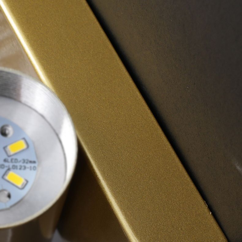 Moderno cilindro in stile di lusso su e giù a parete a led sconce cristallo montato lampada montata per camera da letto