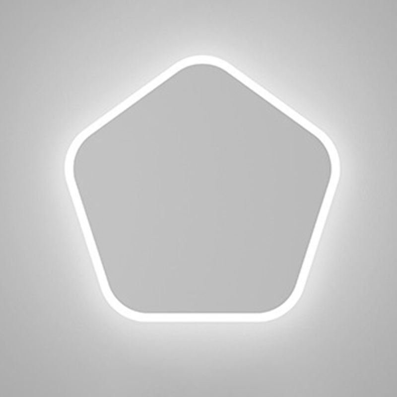 1 applige murale géométrique légère