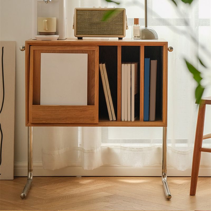 Modern Style Closed Back Bookshelf Wooden Bookcase for Home Office