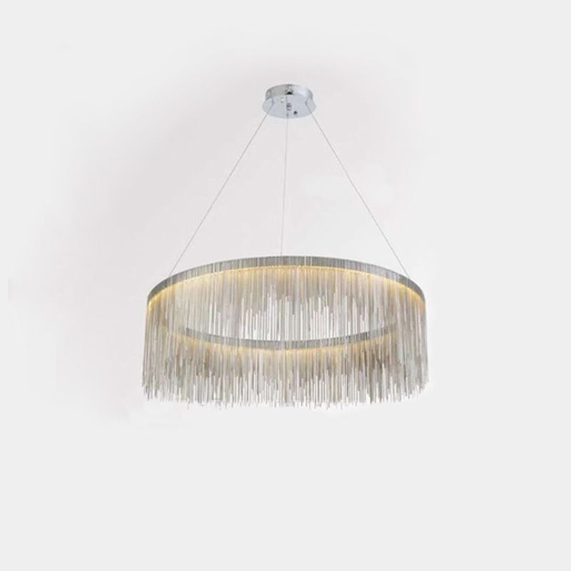 Postmodern Hanging Lights Metal Suspended Lighting Fixture for Living Room Dinning Room