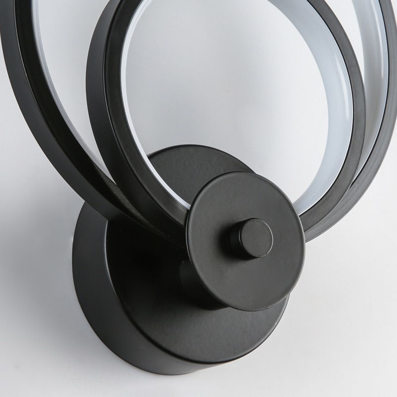 Accesorio de iluminación de pared geométrica de estilo nórdico LLUACIÓN MUNTA MONTAJE DEL ALMENTO DEL DORMITOR METAL