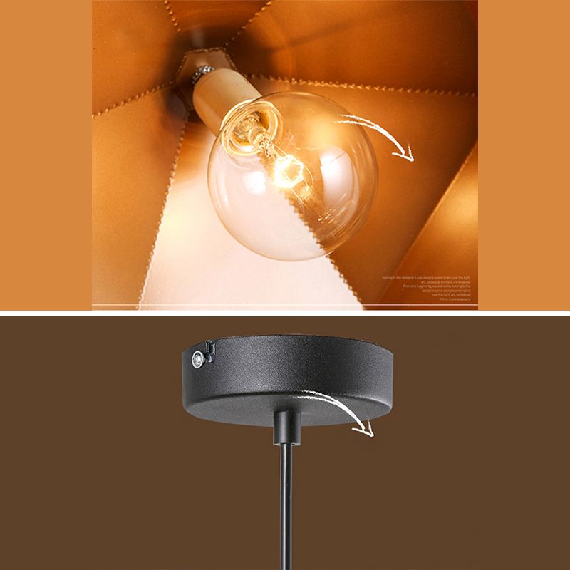 Diamond Dining Room Pendant Ceiling Light  Modern Style Metal 1 Light Hanging Ceiling Light