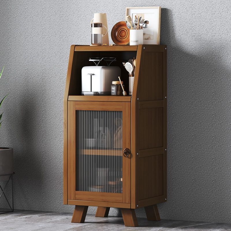 Modern Style Dining Table Bamboo 38-inch Height Buffet Table for Kitchen