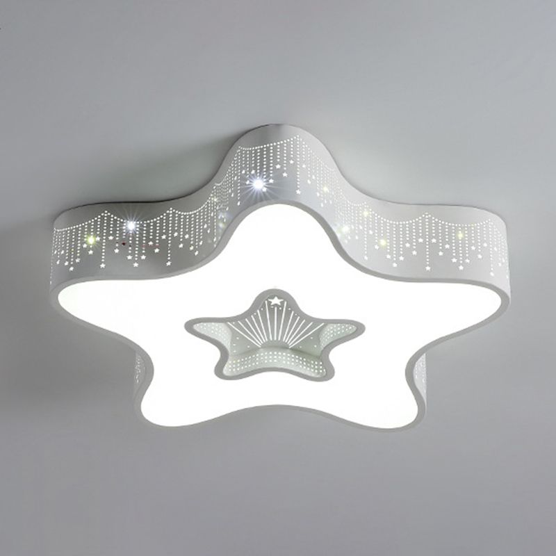 Star Flush-verlichtingsarmaturen Kinderacryl-plafondlamp voor kinderslaapkamer
