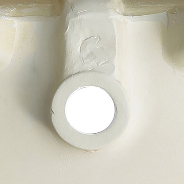 Contemporary Bathroom Sink Pop-Up Drain Porcelain Oval-Shape Vessel Lavatory Sink
