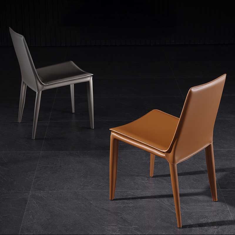 Contemporary Kitchen PU Leather Dining Side Chair Parson Dining Side Chair