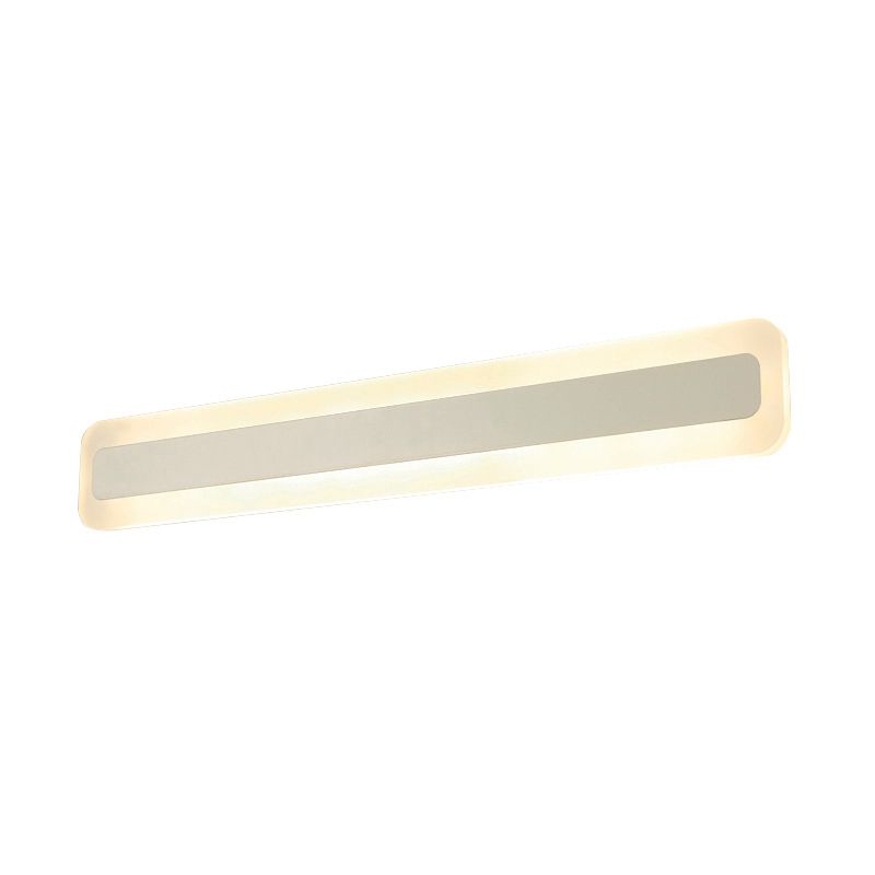 Metal linear Shade Wall Lights Modern 1 Head Wall Mount Fixture in White