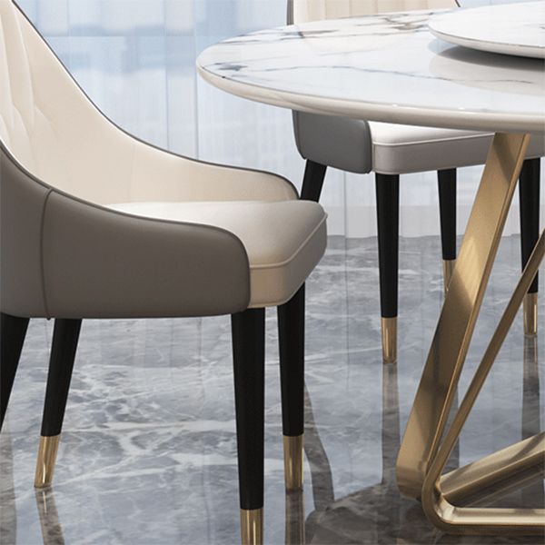 Traditional Luxury Dining Table Round Dining Table for Dinner Room