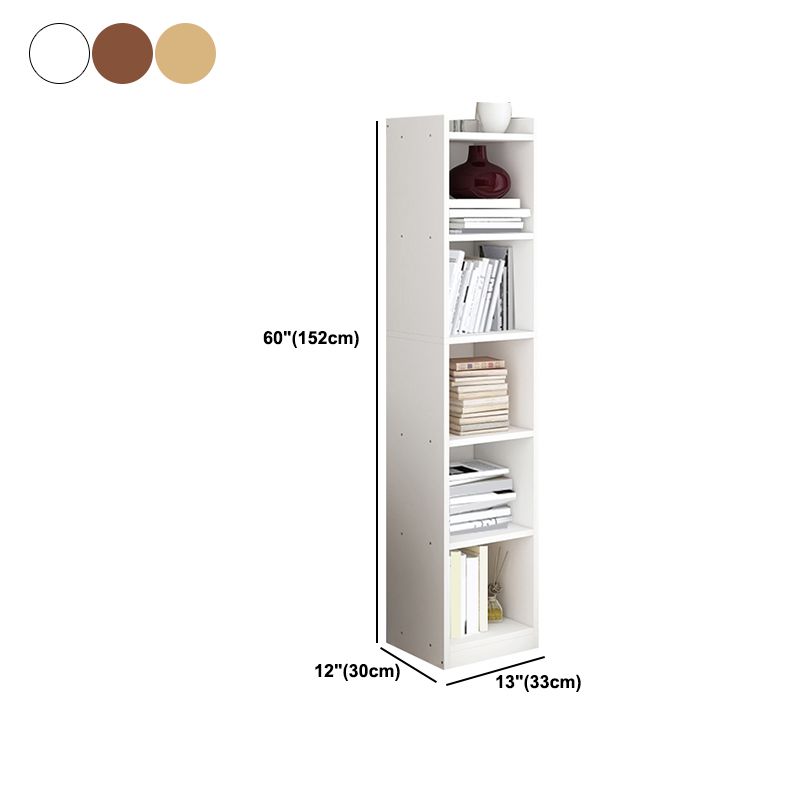 Engineer Wooden Bookcase Modern Home Living Room Corner Bookshelf