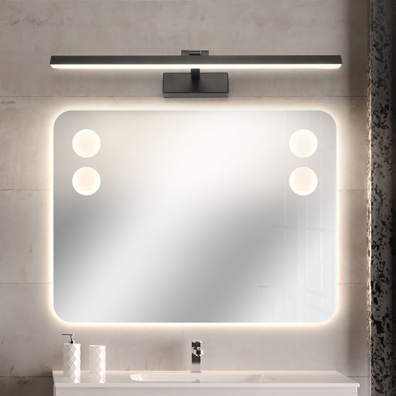 Modern Minimalist Style Beamed Wall Mount Light Fixture Metal 1 Light Wall Lighting Ideas for Bathroom