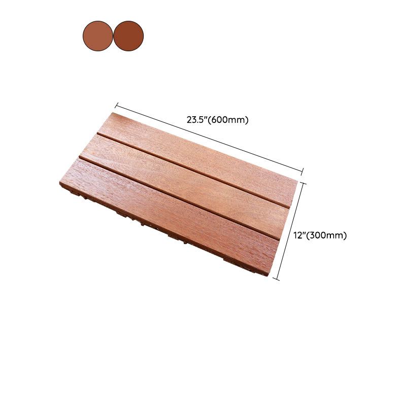 Classic Wood Deck Tiles Interlocking Composite Patio Flooring Tiles