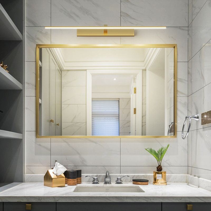 Strip Bath Bath Sconce Light Segnugge in metallo LED LED Minimalista Stile SCONCE SCONCE