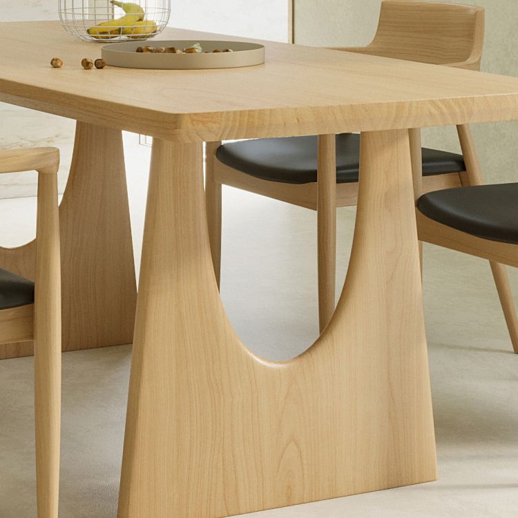 Modern Solid Wood Dining Room Set 1/2/4/5/7 Pieces Pine Dining Room Chair Set