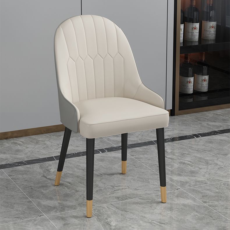 Rectangle Contemporary Style Dining Room Set Sintered Stone Dining Furniture Set with 4 Legs Table