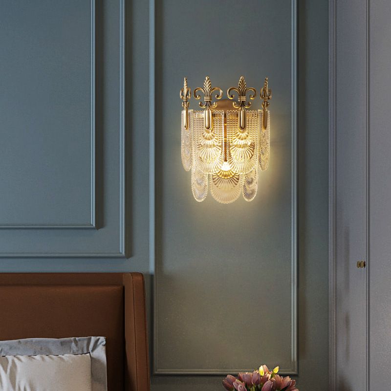 Multiple-Light Geometric Wall Sconce Light Modern Crystal Wall Sconce Lighting