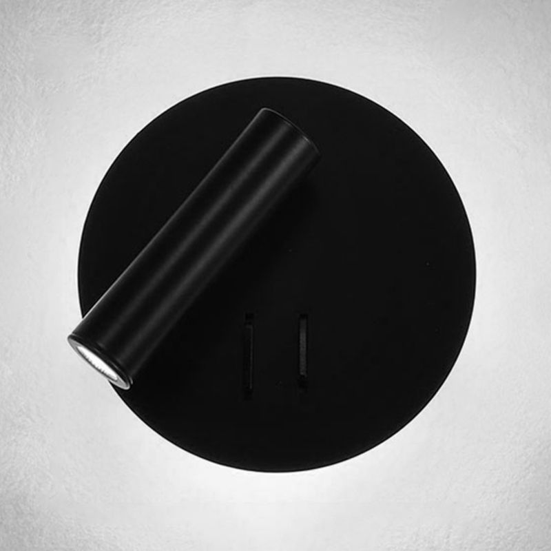 Modern Metal Wall Light Geometric 2 Lights Reading Wall Sconce for Living Room