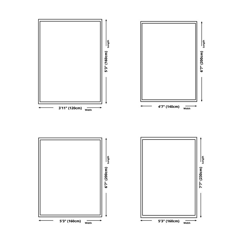 Vintage Blumen Print Fläche Teppich Polyester Teppich Haustierfreundlicher Innenteppich für die Heimdekoration