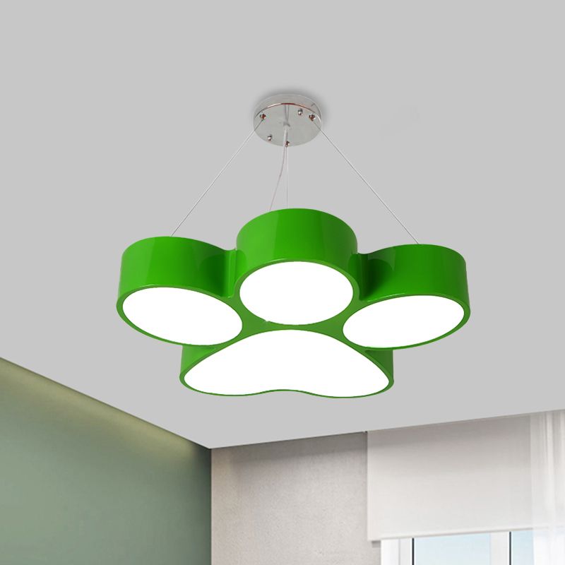 Lampadario ad artiglio giallo/blu/verde claw minimalismo LED LED ACRILICA APPEGGIAMENTO PERCHIEGGIO PER SCARICA