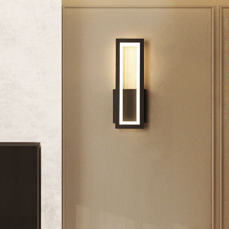 Zeitgenössische Wandleuchte rechteckige Form LED -Wandleuchte Leuchten für Nachtkorridor