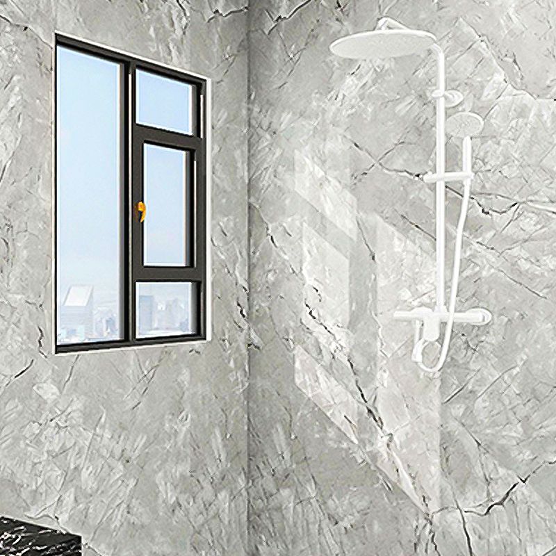 Modern Peel & Stick Field Tile PVC Rectangular Wallpaper for Floor and Wall