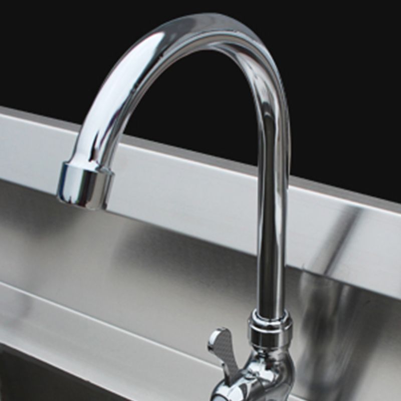 Classic Kitchen Sink Stainless Steel Double Basin Kitchen Sink with Faucets